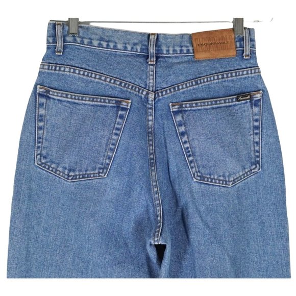 Vintage Faconnable Jeans High Waisted Mom Jeans Blue Denim Womens Size 10 L - Picture 1 of 15